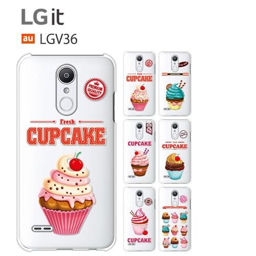 LG it LGV36 ケース スマホ カバー スマホケース 携帯 ハードケース 耐衝撃 lgit lgv36スマホケース cupcake｜smartno1