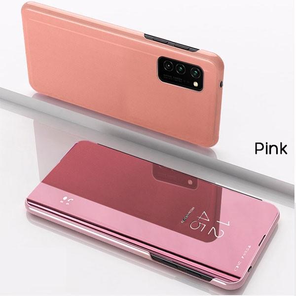 Galaxy S S20 5G S20+ ケース 手帳型 半透明ミラー カバー