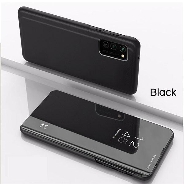 Galaxy S S20 5G S20+ ケース 手帳型 半透明ミラー カバー