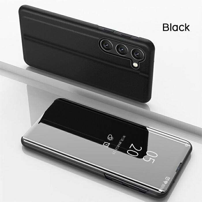Galaxy S S23 SC-51D SCG19 SM-S911C ケース 手帳型 半透明ミラー