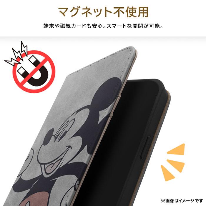 iPhone15 ケース 手帳型 ディズニー レザー Raffine ミッキーマウスとフィルム カバー スマホケース｜smartphone-goods｜05