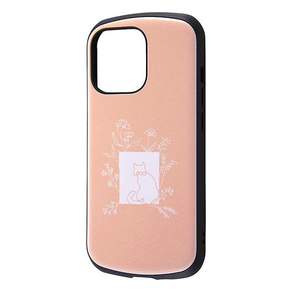 iPhone13 Pro ケース ハードケース 耐衝撃ケース MiA-collection ネコ ピンク カバー アイフォン 13 プロ スマホケース｜smartphone-goods