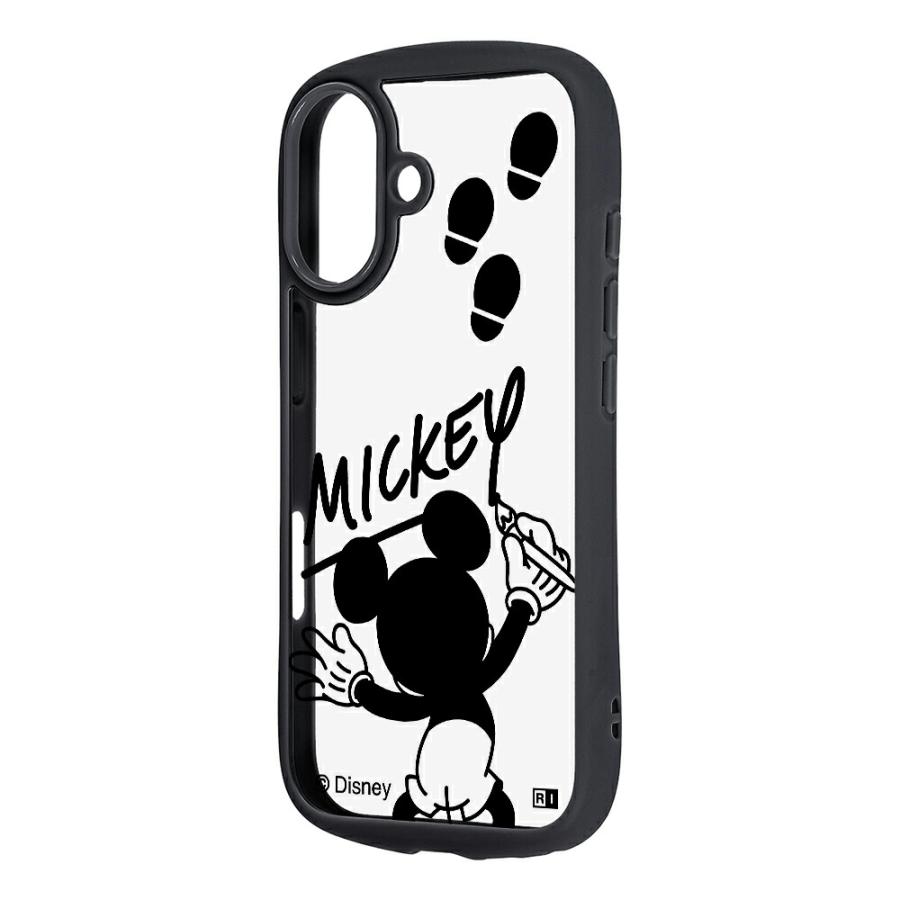 iPhone17 ケース ハイブリッド ディズニー 衝撃吸収 バンパー ミッキー