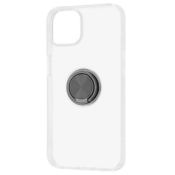 iPhone13 ケース ソフトケース TPU リング付 ブラック カバー アイフォン 13 スマホケース｜smartphone-goods