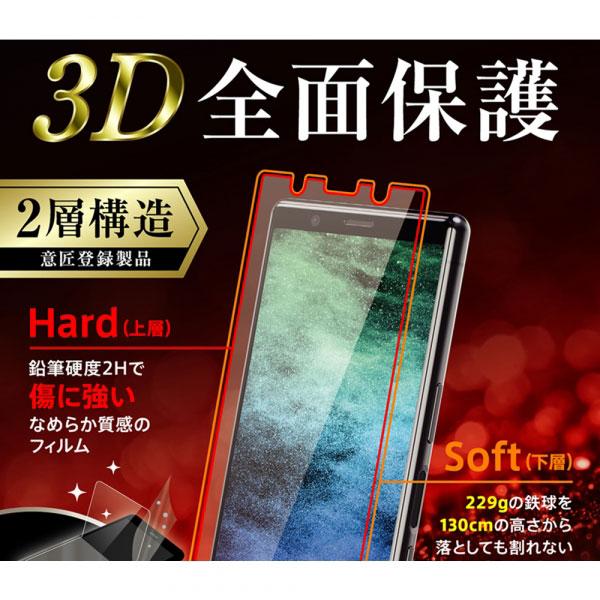 Xperia5 SO-01M SOV41 901SO フィルム 液晶保護 TPU PET 高光沢 フルカバー エクスペリア スマホフィルム｜smartphone-goods｜03