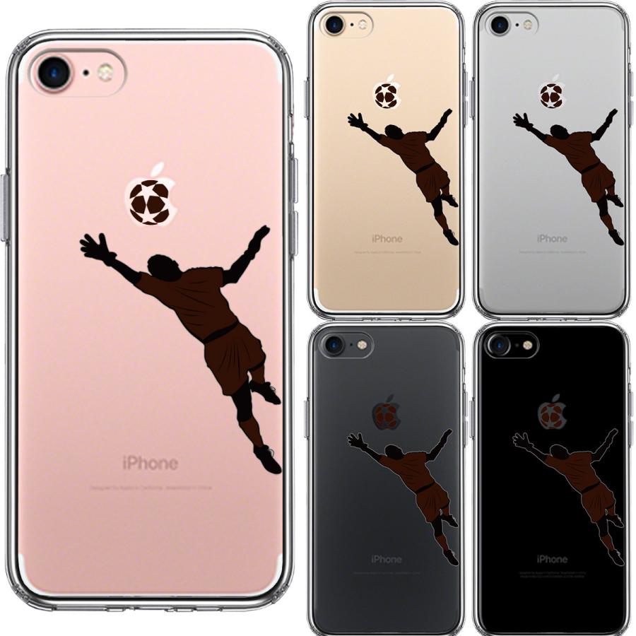 iPhone7 ケース ハードケース ハイブリッド クリア サッカー スーパーセーブ アイフォン カバー スマホケース｜smartphone-goods｜02