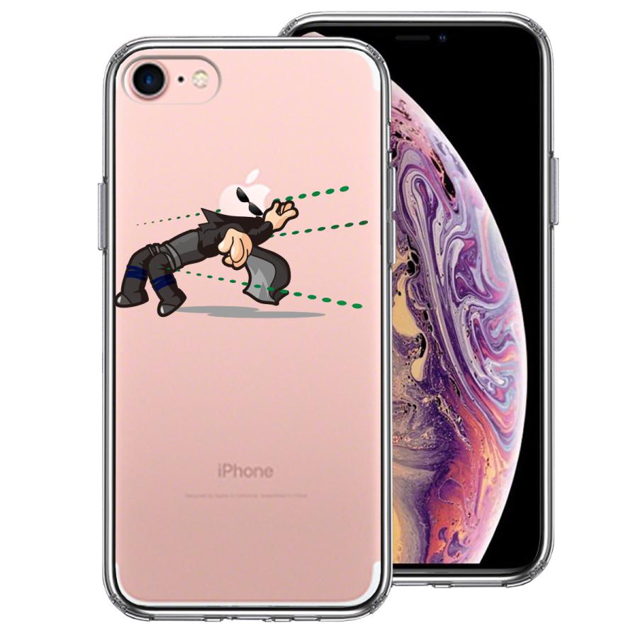 iPhone7 ケース ハードケース ハイブリッド クリア 映画パロディ MATRISK 2 アイフォン カバー スマホケース｜smartphone-goods