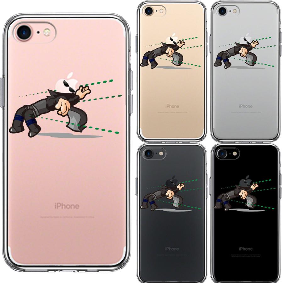 iPhone7 ケース ハードケース ハイブリッド クリア 映画パロディ MATRISK 2 アイフォン カバー スマホケース｜smartphone-goods｜02
