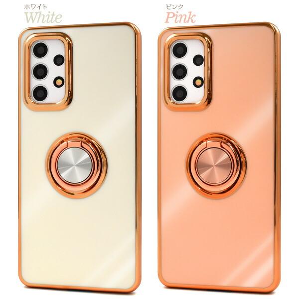 Galaxy A A53 5G ケース SC-53C SCG15 ソフトケース スマホリング付き