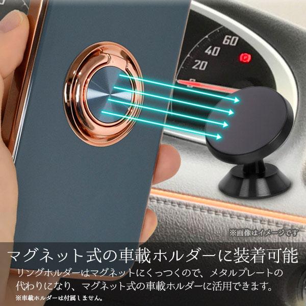iPhone15 Pro ケース ソフトケース スマホリング付 メタリックバンパー カラー カバー スマホケース｜smartphone-goods｜05