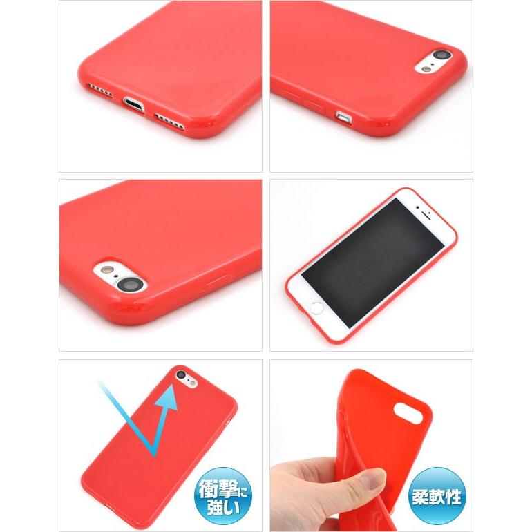 iPhone SE 第3世代 第2世代 8 7 ケース ソフトケース カラー カバー アイフォンケース スマホケース｜smartphone-goods｜02