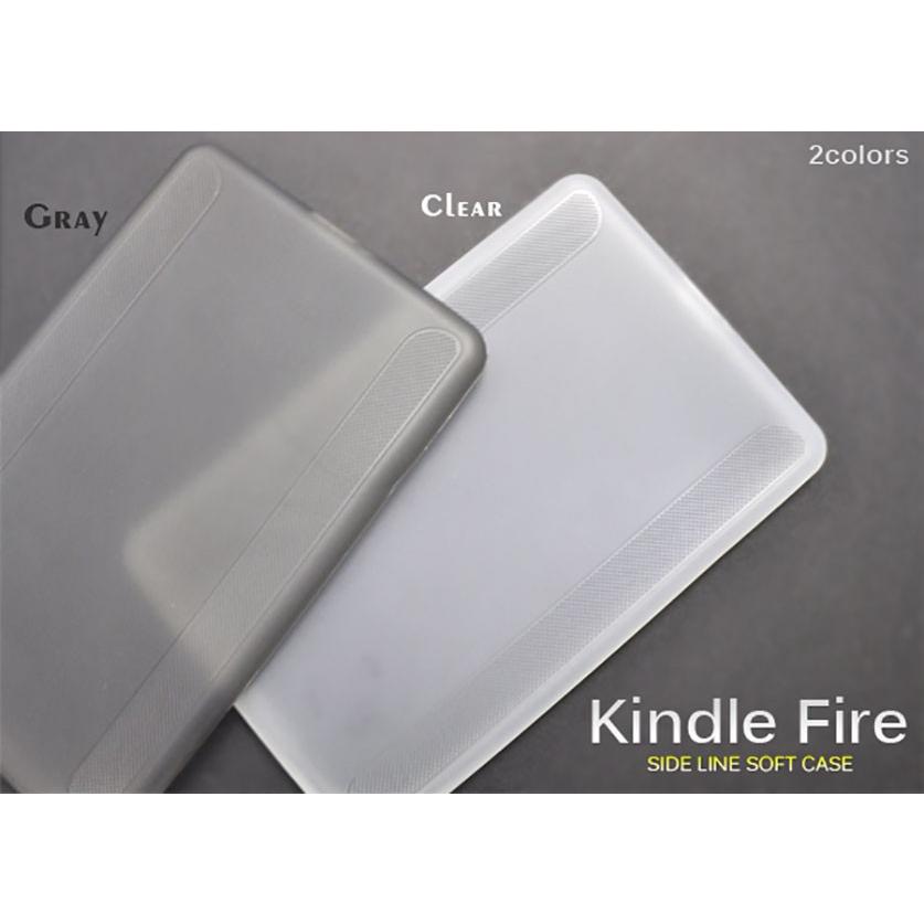 Kindle Fire ケース サイドラインソフトケース キンドル ファイヤー カバー タブレットケース｜smartphone-goods