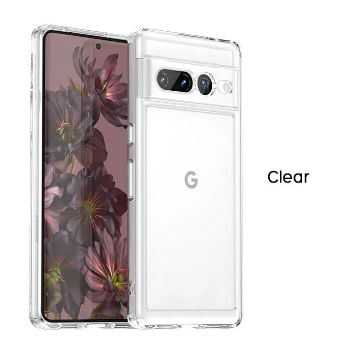 Google Pixel 7 Pro ケース ハードケース ハイブリッド クリア カバー