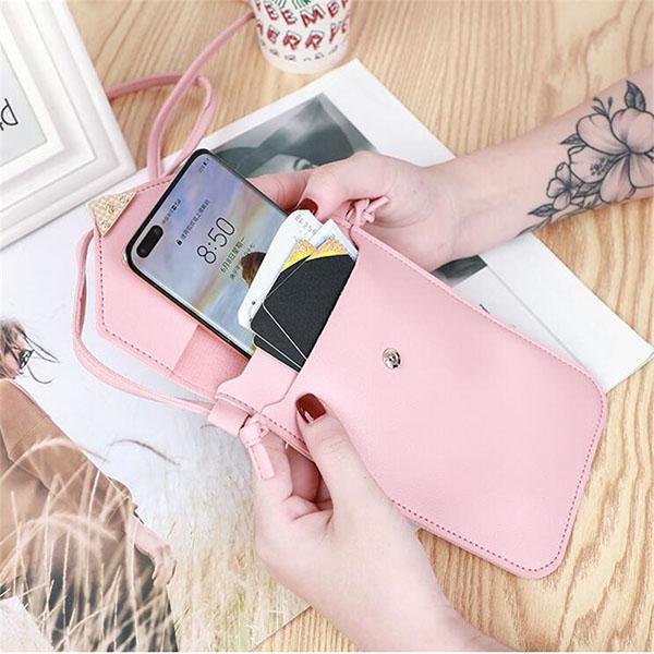 スマホショルダーバッグ ハート スマホポーチ スマホバッグ スマホ 