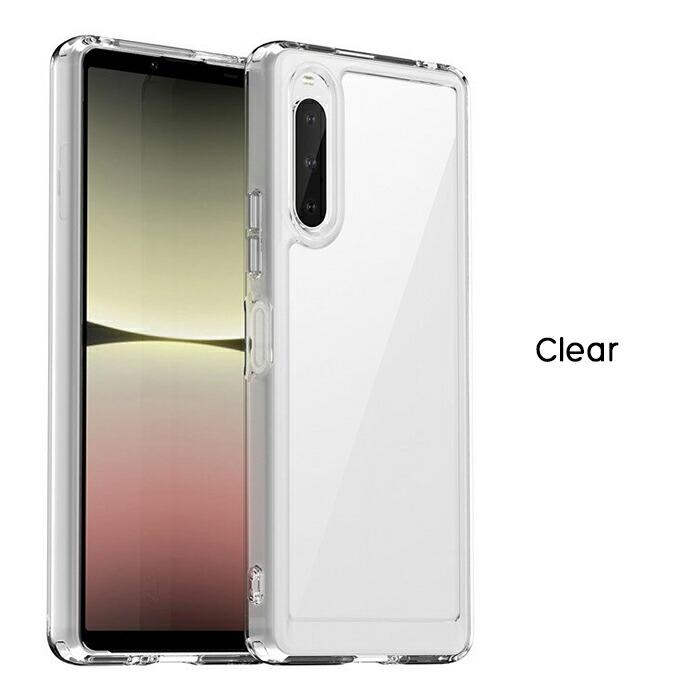 Xperia 10 V ケース ハードケース カラフル ハイブリッド カバー SO