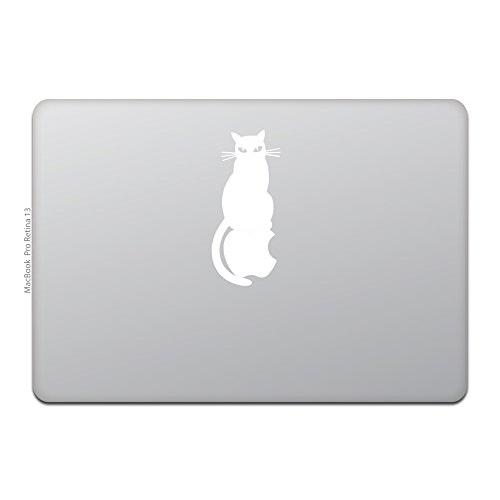 カインドストア MacBook Air/Pro 11 / 13インチ マックブック ステッカー シール 猫 黒猫 キャット りんごに乗る黒猫 ホ |  | 01