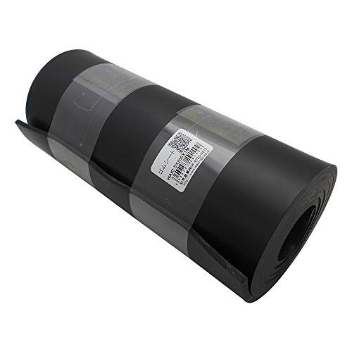 和気産業 ゴムシート 黒 厚さ5X幅200X長さ1000mm 天然ゴム 滑り止め パッキン GS-103 1巻 |  | 01