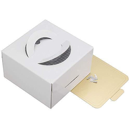 貝印 KAI ケーキ ボックス Kai House Select 15cm ホワイト 日本製 DL6341 | 