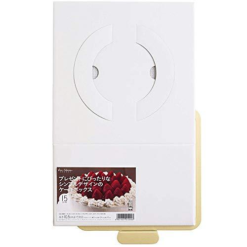 貝印 KAI ケーキ ボックス Kai House Select 15cm ホワイト 日本製 DL6341 |  | 01