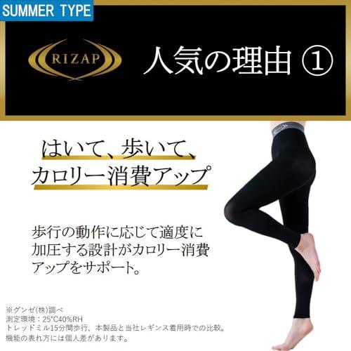 RIZAP ライザップ シェイプレギンス はいて歩いてカロリー消費アップ 10分丈スパッツ レディース |  | 01