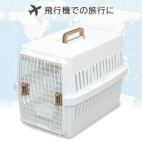アイリスオーヤマ ペットキャリー 猫 キャリー 中型犬用 ホワイト 幅47×奥行67×高さ51cm |  | 01