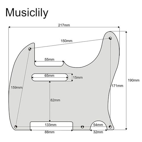 Musiclily Pro 5穴 ヴィンテージTLテレキャスター ピックガード USA/メキシコスタンダードFender Telecasterエ |  | 01