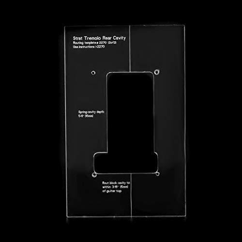 Musiclily Pro CNC 正確なアクリル伝統的なストラトスタイルギタートレモロブリッジ用テンプレートセット |  | 01