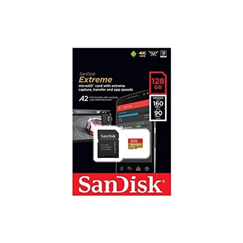 microSDXC 128GB SanDisk サンディスク Extreme UHS-1 U3 V30 4K Ultra HD A2対応 | 