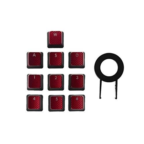 SHEAWA Corsair K65 K70 K95対応 キーキャップ メカニカルキーボード交換用 アクセサリー (レッド) | 