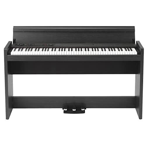 KORG コルグ 電子ピアノ 88鍵盤 LP380 USB ローズウッド・ブラック 日本製 温かみを感じる木製 純正ヘッドフォンとペダルが付属
