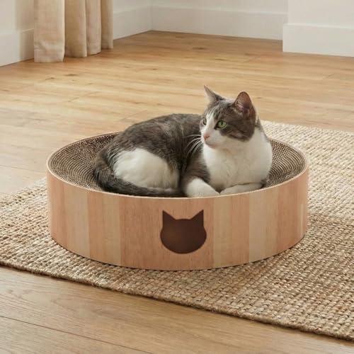 猫壱 バリバリボウル 爪研ぎ ライトブラウン XL |  | 01