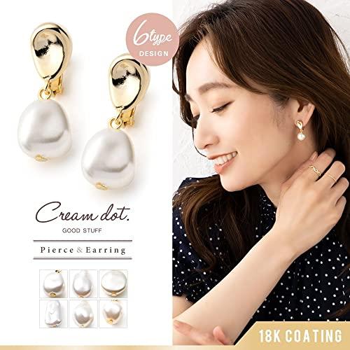 [Ｃｒｅａｍ ｄｏｔ．] クリームドット イヤリング レディース 人気 金属アレルギー ニッケルフリー 18kコーティング 6タイプ 揺れる ネ |  | 01