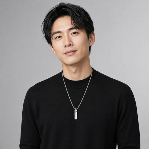 [Rockyu] 香水瓶 ネックレス ステンレス 12星座 アロマペンダント しし座 お守り メモリアルネックレス レディース メンズ 男女兼用 |  | 01
