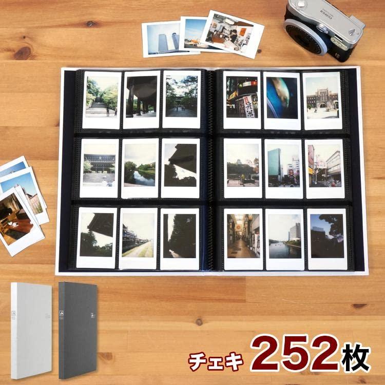 ナカバヤシ(Nakabayashi) セラピーカラー チェキサイズ 252枚収納 布表紙 3列×3段タイプ9面ポケット TCPK-INS-252 |  | 01