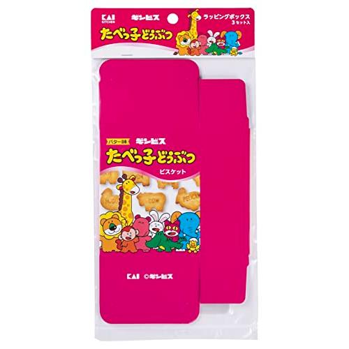 貝印 KAI ラッピング ボックス プレゼント 箱 OPP 袋 3枚 セット デコレーション たべっ子どうぶつ 日本製 DL8108 |  | 01