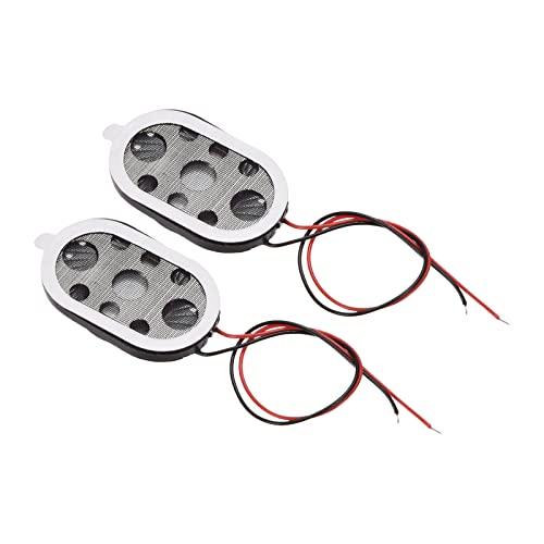 DMiotech 2個入り 1W 8 Ohm 15mmx24mm ミニ DIY マグネットスピーカ 内部交換 スピーカー DIY スピーカー用 | 