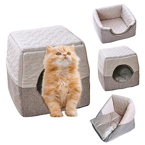 ペットハウス ペットベッド 猫 ハウス 猫ベッド 犬小屋 室内 犬ハウス 犬ベッド 夏 ペットベッド 夏用ベッド ドーム型 クッション型 かわい | 