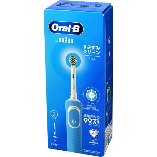 ブラウン 電動歯ブラシ Oral-B オーラルB すみずみクリーン PRO フロス BLUE 1セット | 
