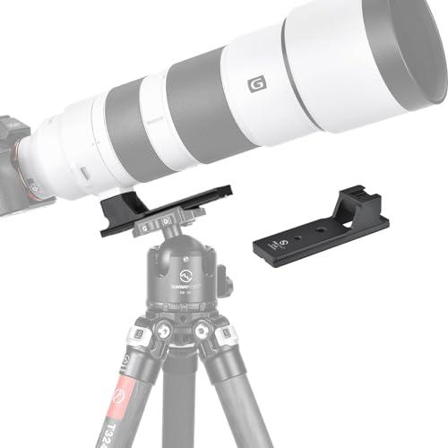 SWFOTO LF-S2 レンズフット、レンズサポートベース、レンズブラケット襟足、三脚ソケット足交換用フットFE 200-600mm GM O | 