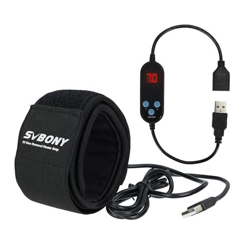 SVBONY SV172 結露防止 レンズヒーター 加熱部分430mm USB ウォーマー 3段階調節 温度コントローラー 430*50mm | 