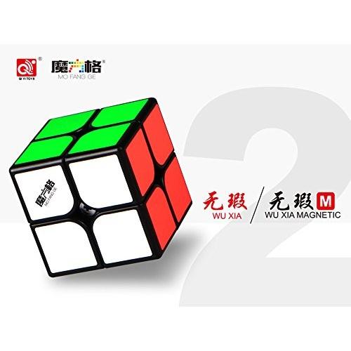 WuXia M ブラック 最新作の QiYi 磁石内蔵2x2x2競技用スピードキューブ 魔方格 プレゼントを選ぼう