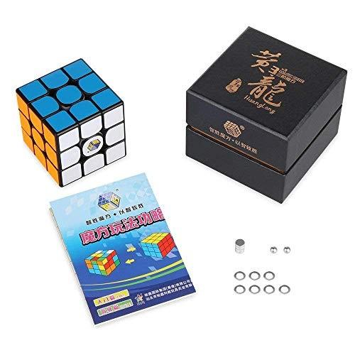 HuangLong 3x3x3 M ブラック [YuXin] 磁石内蔵3x3x3競技用スピード