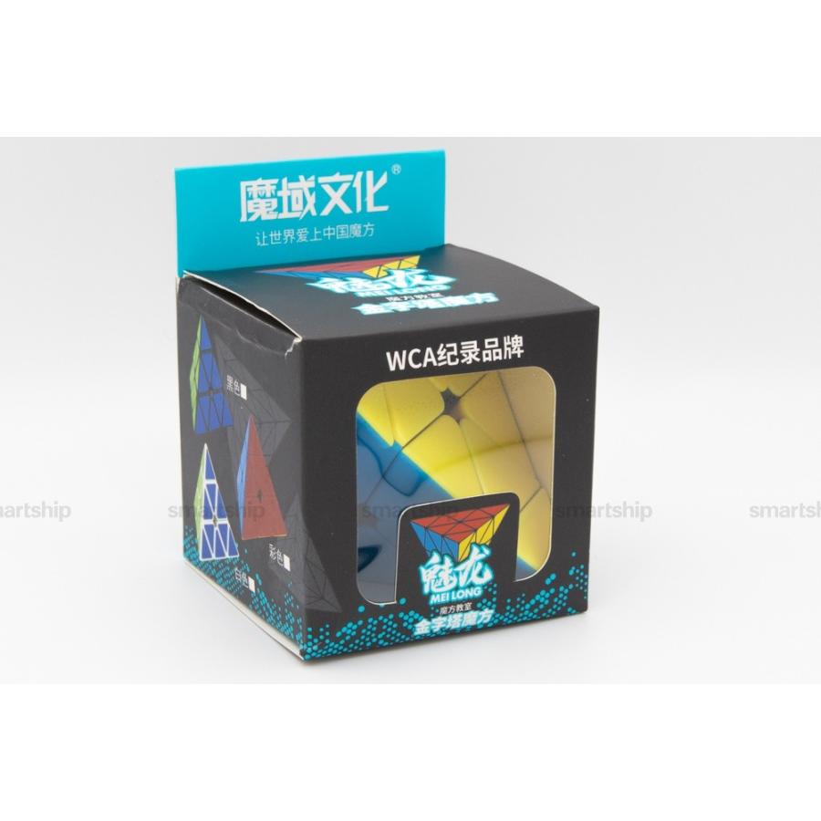 MeiLong Pyraminx ステッカーレス [MoYu 魔方教室] ピラミンクス競技用