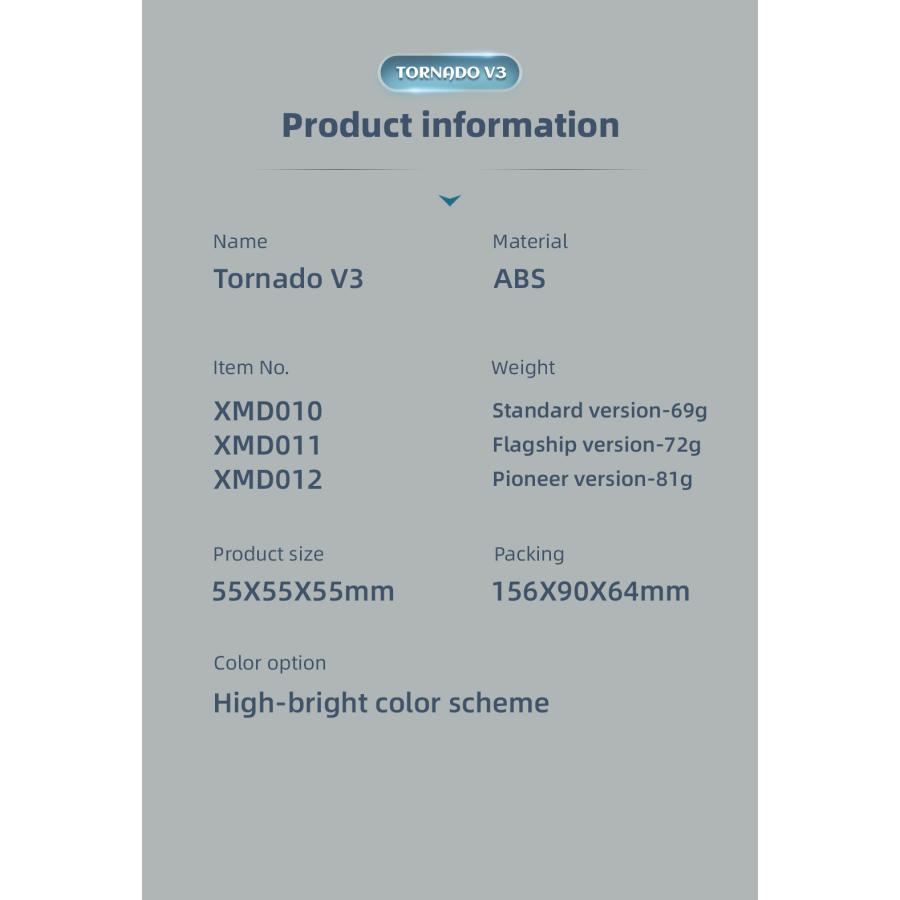 QiYi XMD Tornado V3 ステッカーレス Standard |  | 09