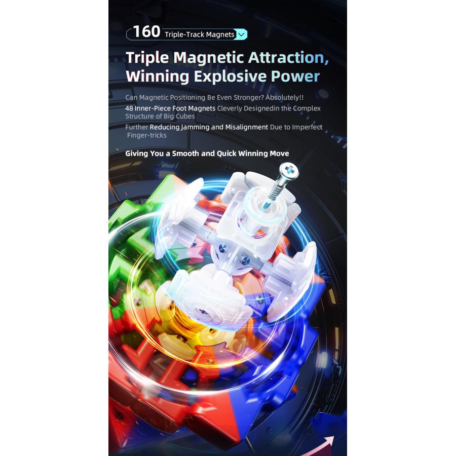 MoYu Aosu V7 Triple-Track UV-Coated ステッカーレス |  | 07