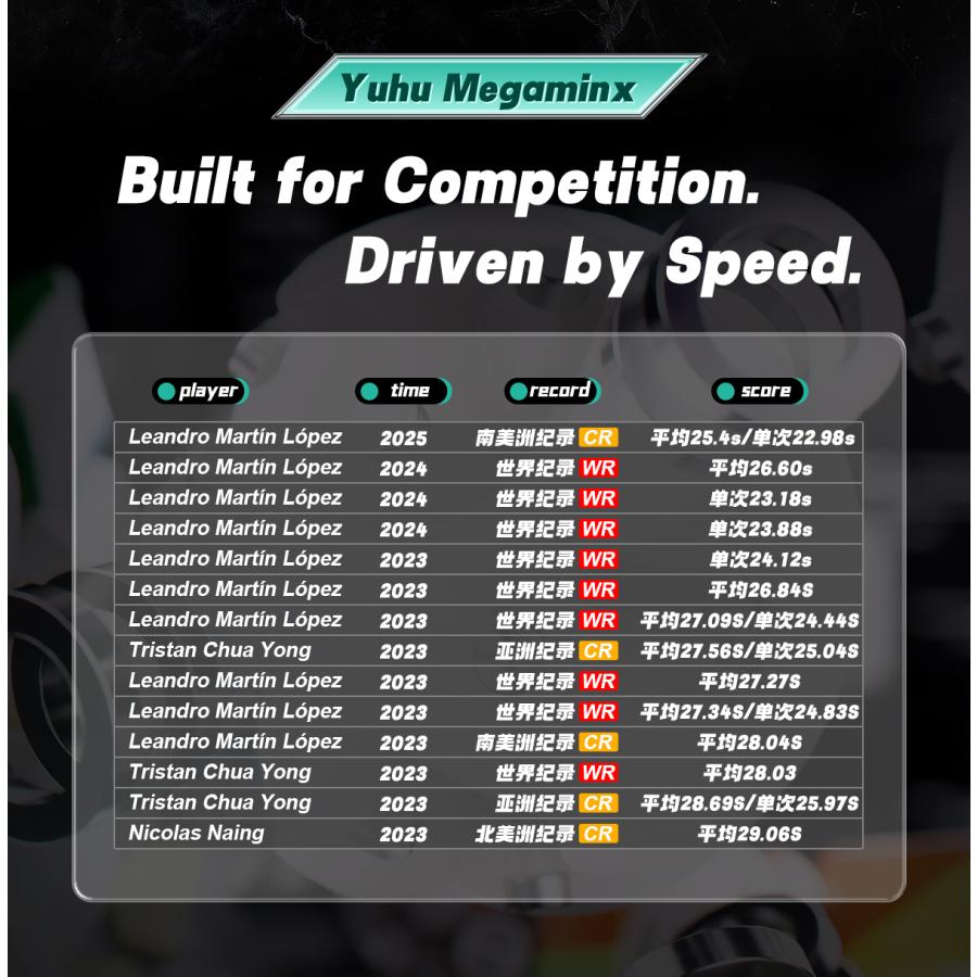 YJ YuHu Megaminx V3 M ステッカーレス |  | 07
