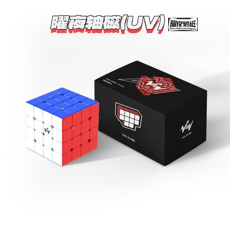 Vin Cube 4x4x4 Core-Manget UV-Coated ステッカーレス | 