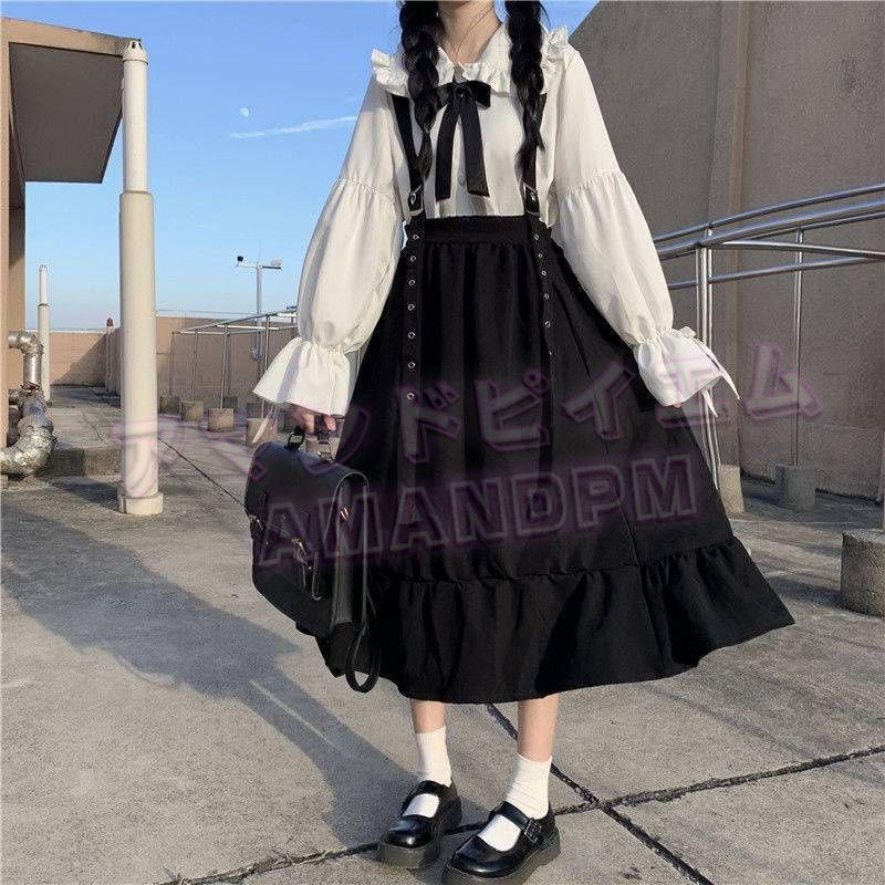 ロリータ 上下セット ワンピース セットアップ レディース 服 ロリータ 