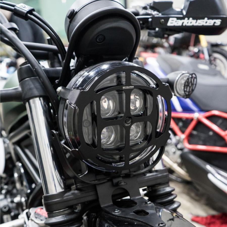 REVOLUTION ホンダ CL250/500 新型レブル250/500アルミ製ヘッドライト