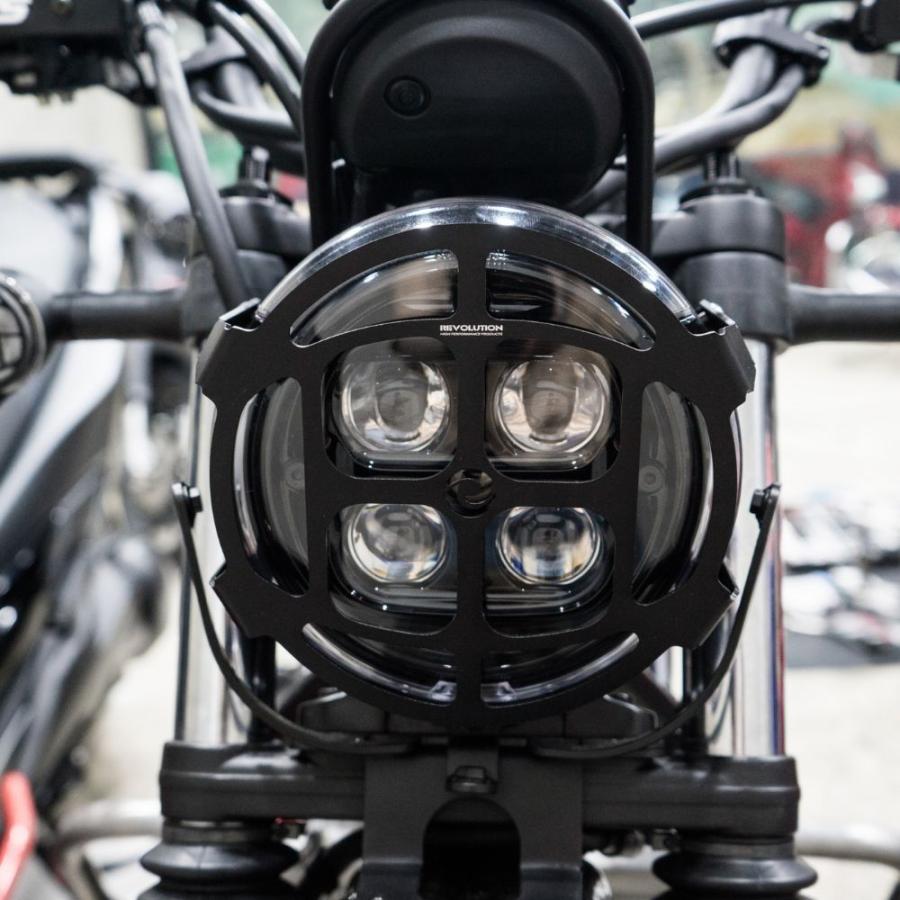 REVOLUTION ホンダ CL250/500 新型レブル250/500アルミ製ヘッドライト